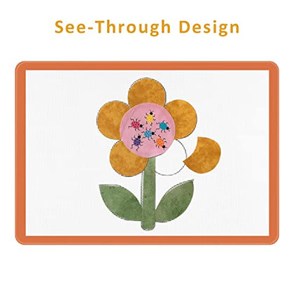 Applique Fusing Mat,17" x 24"Applique Pressing Sheet with See-Through Design for Arts Crafts Creation,Silicone Mat Including Bonus Teflon Coated Pressing Sheet and Silicone Iron Rest Pad - size: 17" x 24"