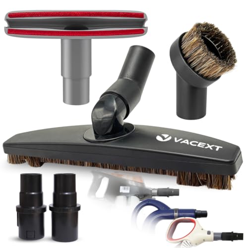 Vacuum Attachments Compatible with Shark Navigator NV360 NV350 NV500, Rocket HV300 HV301 HV371 HV372 – Hard Floor Attachment, Soft Dust Brush & Upholstery Tool for Furniture Cleaning - style: V-Complete Cleaning Kit