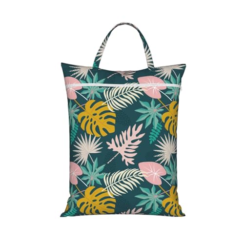 Palm Trees Colorful Summer Tropical Travel Laundry Bags Cloth Diaper Wet Bags Handle Washable Dirty Clothes Bags Wet Dry Bag Suitcase Gym Swimming Pool College Dorm Wet Bag - color: 1 PC18, size: One Size