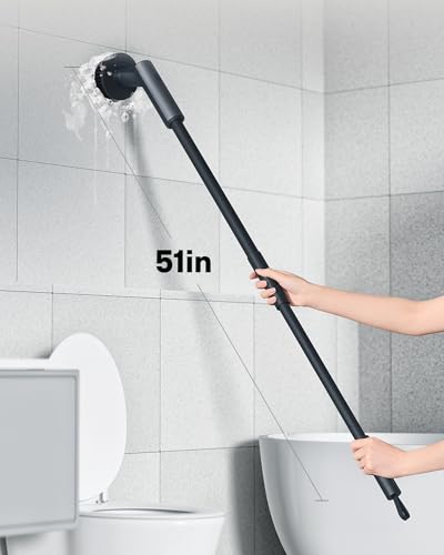 HOTO Cordless Electric Spin Scrubber, 6 Brush Heads, for Bathroom, Tile
