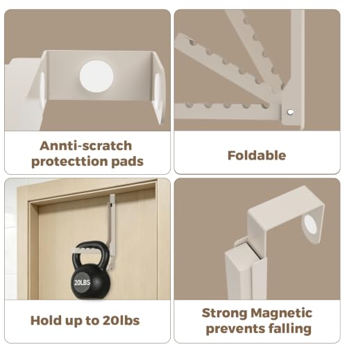 Over The Door Hanger & Drying Rack - color: Beige-2(M2)
