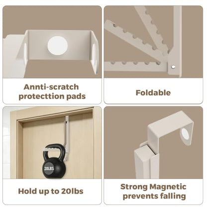 Over The Door Hanger & Drying Rack - color: Beige-2(M2)