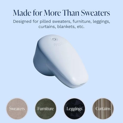 Nori Trim Fabric Shaver - Lint Remover for Clothes & Furniture - Blue - color: Blue
