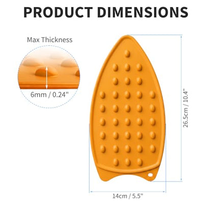 Silicone Iron Rest Pad, Orange - color: Orange