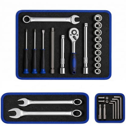 Flexible Magnetic Tool Mat Set 3PCS Magnetic Tool Tray with Strong Magnets - size: S+M+L