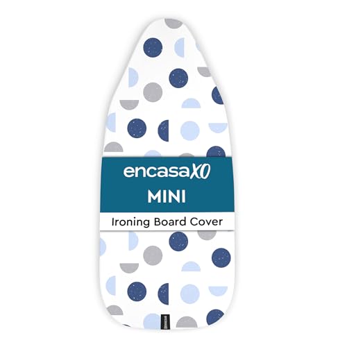 Encasa XO Ironing Board Cover and Pad, Thick Felt 28"x12" - color: Blue Moon, size: Mini (28"x12")