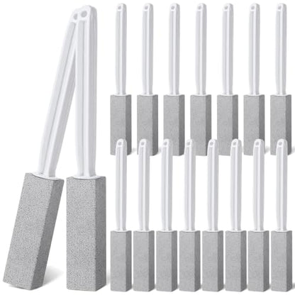 15 Pack Pumice Stone Toilet Bowl Cleaner with Extra Long Handle - style: Long Handle