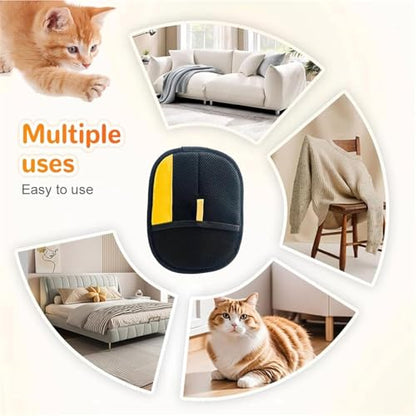 Pet Hair Removal Glove for Cats & Dogs, Electrostatic Gloves Pet Hair, Cat Grooming Gloves for Hairs Removal, for Couch, Clothes, Car, Carpet, Bed, Furniture (2Pcs)