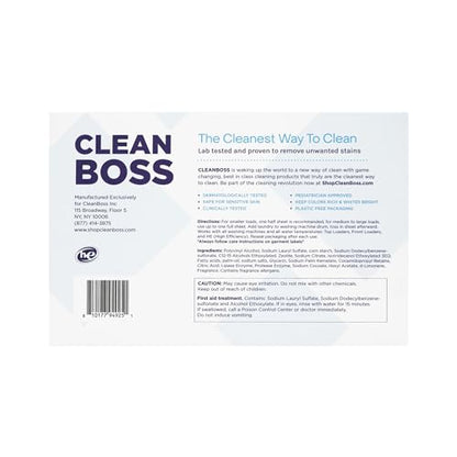 CleanBoss Laundry Detergent Smart Sheets - 30 Sheets - size: 30 Count (Pack of 1)