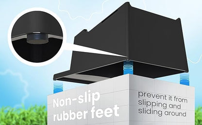 Skywin Liquid Laundry Detergent Holder Stand - 1 Pack - Black with Print - color: Black/White Print