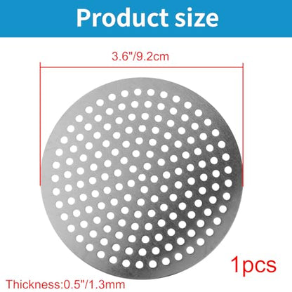 Round Drain Cover Grates 3.6"/9.2cm Dia Drain, 304 Stainless Steel Drainage Grate Cover Round Replacement Floor Drain Strainer for Shower, Bathroom Floor, Balcony, and Outdoor Garden Drains - size: 3.6"/9.2cm
