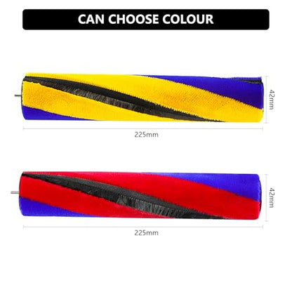 Yivy for Dyson V15/V15s Detect/Gen5/V12 Slim - Fluffy Roller Brush Soft Floor Brush, No.971634-01 - color: Yellow Blue