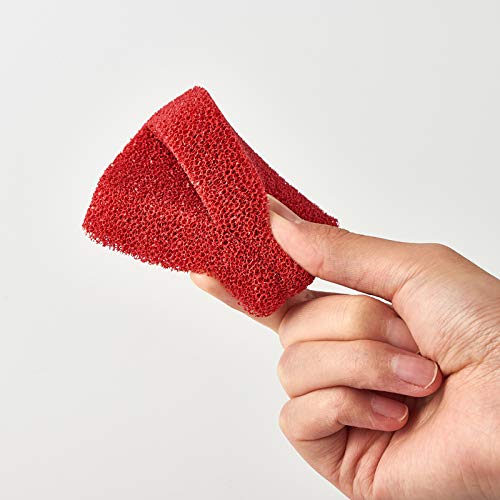Liflicon Heavy Duty Silicone Sponges - Kitchen and Bathroom Cleaning Scrubber for Dish Washing - color: Sponges-10 Pack