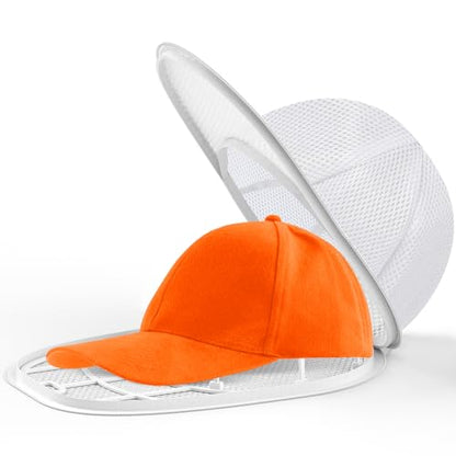 Eiito Hat Washer Cage, Hat Washer for Washing Machine/Dishwasher with Mesh - color: 1Pack white with mesh