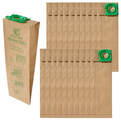 20Pack Vac Bag for Windsor Sensor S XP SR and Sebo C G X Series 5300REP