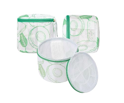 Bra Laundry Bags for Washing Machines, Shape-Retaining Structure, 3 Pack