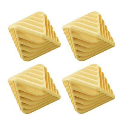 4 Pcs Reusable Laundry Anti Static Balls，Cube Agitator Balls (Yellow) - color: Yellow