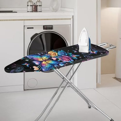 Waterproof Ironing Board Cover Buttefly Print Iron Board Cover with Padding 15x54 Inch Standard Size 54x16 inch Pressing Cloth for Ironing - color: Buttefly