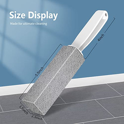 Laiyeoy Pumice Stone Toilet Bowl Cleaner, Hard Water Stain Remover - color: Long Handle