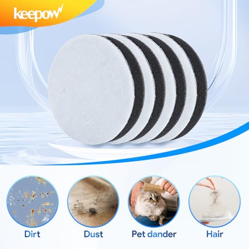 KEEPOW Vacuum Filter Compatible with Eureka NEU100 Airspeed Compact - size: 8 Pack