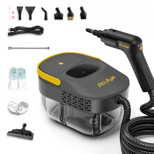 Handheld Steam Cleaner for Home, 1.69QT - color: Black