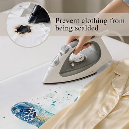 Ironing Mat Thickened Ironing Blanket Sea Turtle Portable Heat Resistant Ironing Pad for Washer,Dryer,Table Top,Countertop,Small Ironing Board - color: Sea Turtle