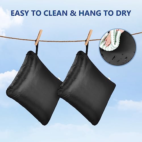 OTraki 20x24 inch Waterproof Wet Bag for Swimsuit 2 Pack, Black - size: 20 x 24 inch