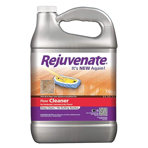 Rejuvenate All Floors Cleaner Refill, Breaks Down Dirt & Grime, Cleans and Protects Floors Throughout Your Home, Including Sealed Hardwood, Tile, Vinyl, Laminate and More, 1 Gallon (Pack of 2) - size: 1 Fl Oz (Pack of 128)