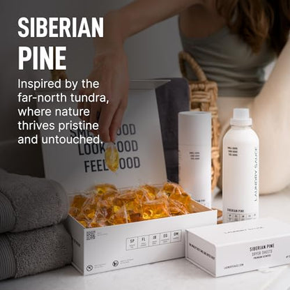 Laundry Sauce - Pods & Scent Booster Bundle (Siberian Pine), Essential Oils