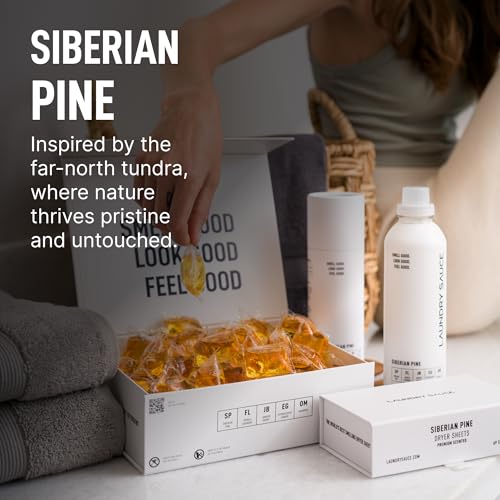 Laundry Sauce - Pods & Scent Booster Bundle (Siberian Pine), Essential Oils