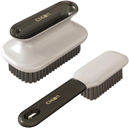 Laundry Stain Brush Household Scrub Brush Laundry Brush for Stain Removal - color: Gray