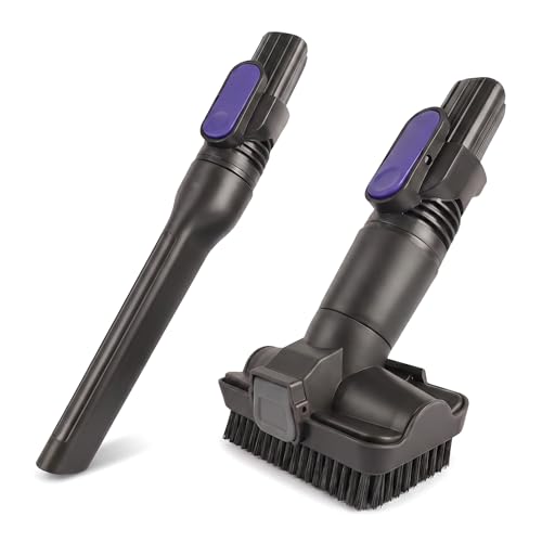 JEDELEOS Crevice Tool Brush Replacement Parts for Shark Pet Cordless Stick IX141 IZ162H IZ163H IZ362H IZ562H IZ140 IZ142 UZ145 Removable Two-in-one Tool Brush Attachments for D-Shaped Vacuum
