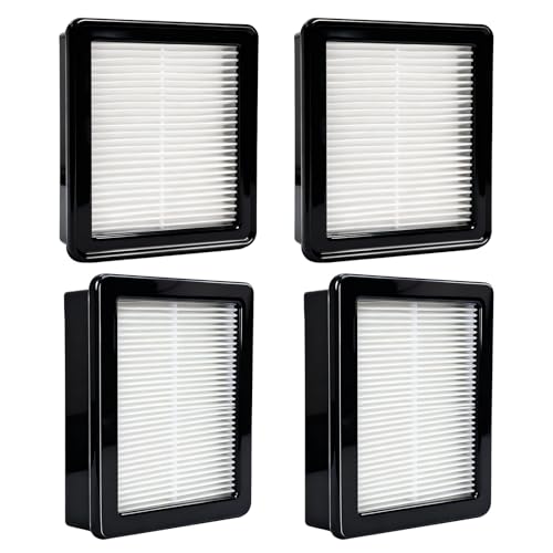 4 Pcs 107315 HEPA Filter Replacement Compatible with ProTeam Coach Pro 10 - size: 4