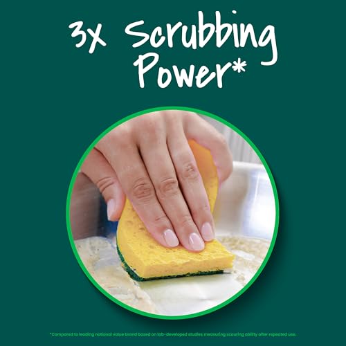 Scotch-Brite Heavy Duty Scrub Sponges, 12 Pack - size: 12 Scrub Sponges