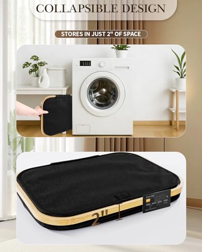 Laundry Hamper with Wheels, 75L Rolling Laundry Basket, Removable Inner Bag - color: Black, size: 75L