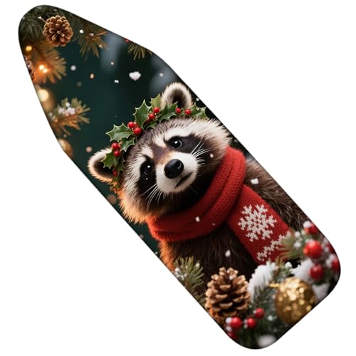 Nuxovilar Winter Raccoon Ironing Board Cover 15x54 Polyester - color: Ytt08634