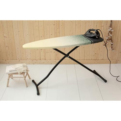Brabantia Premium Ironing Board with Heat Resistant Parking Zone | X-Large (Size D) | Fairtrade New Dawn | Tall & Wide, Adjustable Height (31-40"), Easy Fold, Anti-Collapse Lock, Non-Slip Feet - color: New Dawn