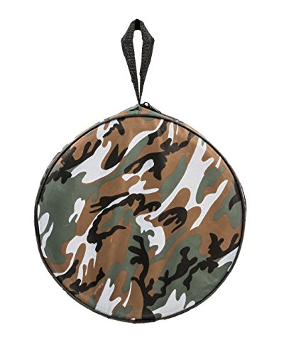 Camco Collapsible Bucket with Storage Case - Durable Pop Up Bucket with Watertight Fabric, Holds 3 Gallons of Water - Great for RVs, Camping, Fishing, Boating, Hiking- Camouflage (42994) (Pack of 4) - size: One Size (Pack of 4)