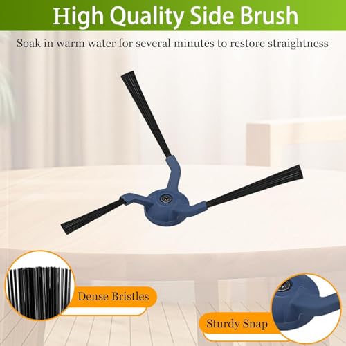 6 Pcs Side Brush Replacement for eufy X10 Pro Omni Robot Vacuum Parts