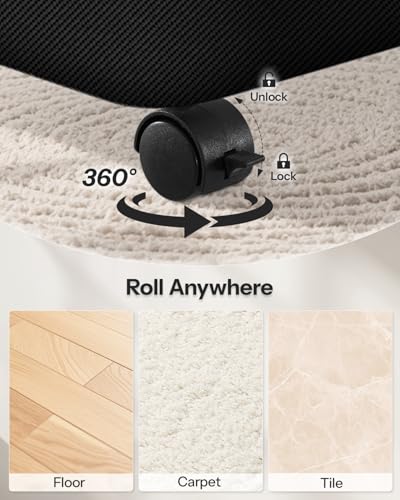 Double Laundry Basket with Wheels and Lid, 150L Clothes Hampers for Laundry - color: Black, size: 150L