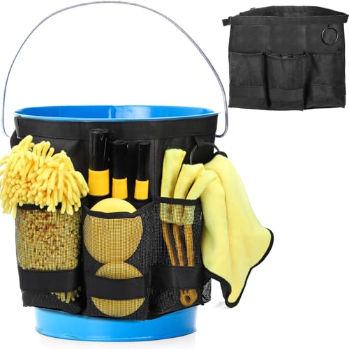 5 Gallon Bucket Tool Organizer, Bucket Storage Bag with Compartments