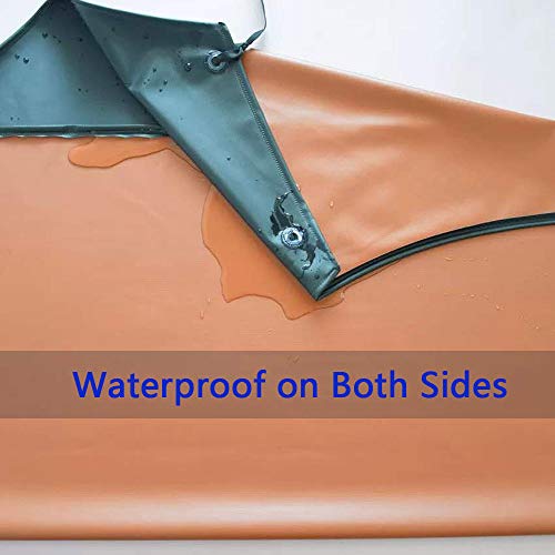 K Y KANGYUN 3 Pack Men's Black Waterproof Rubber Vinyl Work Apron- 43"x29" Heavy Duty Model,Best for Staying Dry When Dishwashing, Lab Work, Butcher, Dog Grooming, Cleaning Fish - color: Black-3 Pack