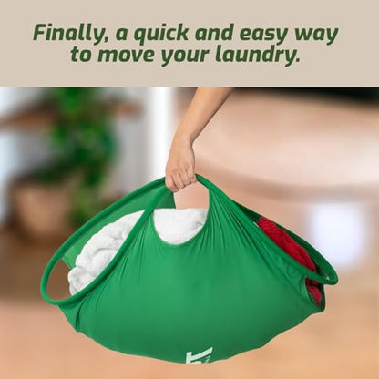 Laundry Turtle Collapsible Laundry Basket for Washer & Dryer (Green, Large) - color: Green, size: Large