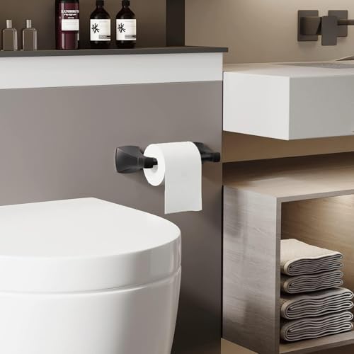 Toilet Paper Holder Wall Mount Oil Rubbed Bronze Double Post Pivoting Tissue Roll Holder Stainless Steel and Zinc Alloy for Bathroom RV Commercial - color: Oil Rubbed Bronze