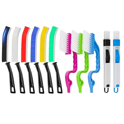 TuTuYa 11PCS Cleaning Brush Set, Multifunctional Gap Cleaning Brush - color: Type-iv 11pcs Brush Set