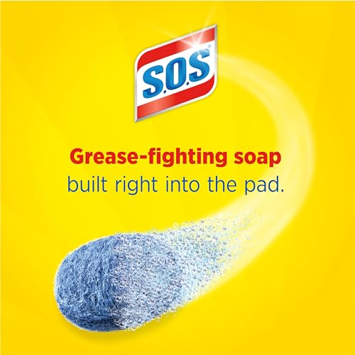 S.O.S. Steel Wool Soap Pads, 18 Count - size: 18 Count