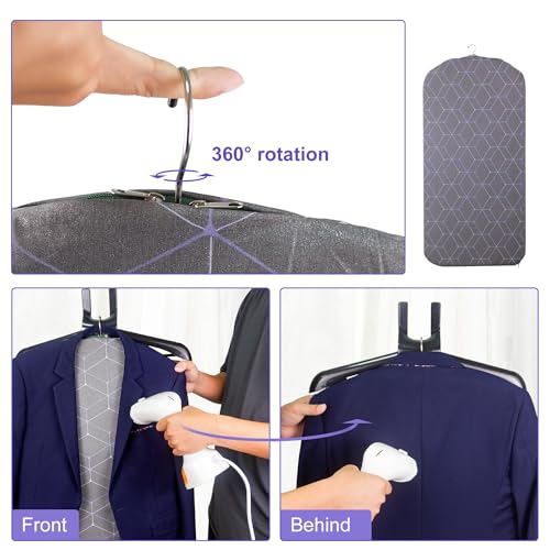 Steamer Board for Clothes,Stand for Steaming Clothes,Steamer Pad,Hanging Ironing Board (Steamer Board + Ironing Gloves) - color: Steamer Board + Ironing Gloves