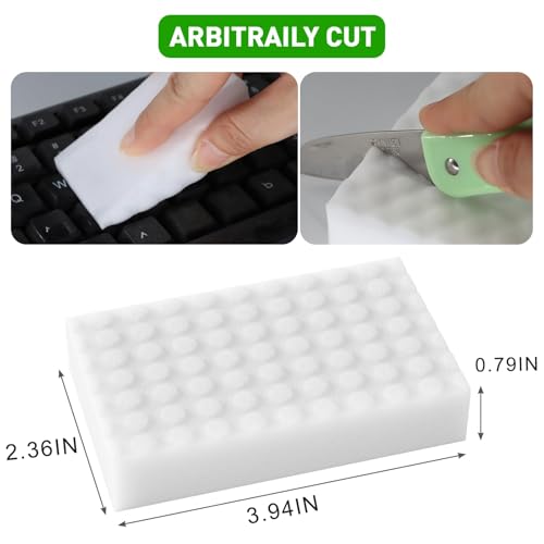 20 Pack 2X Density Melamine Sponges Long Lasting Magic Cleaning Eraser Pads - size: 20pcs