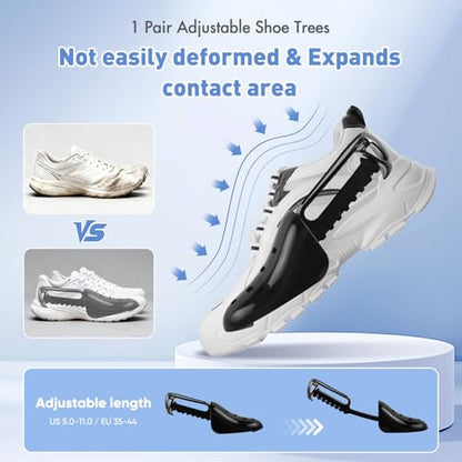 Shoe Washing Machine Bag for Washer and Dryer - Reusable Large Laundry Shoe Bag for Sneakers Tennis Home Washing Kit, Includes Shoe Trees to Keep Shape, Grey 2pcs - color: Grey