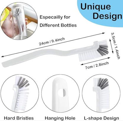 11PCS Crevice Cleaning Brush Set - Hard Bristle Crevice Cleaning Brush Tool, Multifunctional Gap Scrub Brush for Home, Bathroom, Kitchen, Window Track, Bathtub, Vehicle, Faucets, Bowl, Teapot, Cup Use